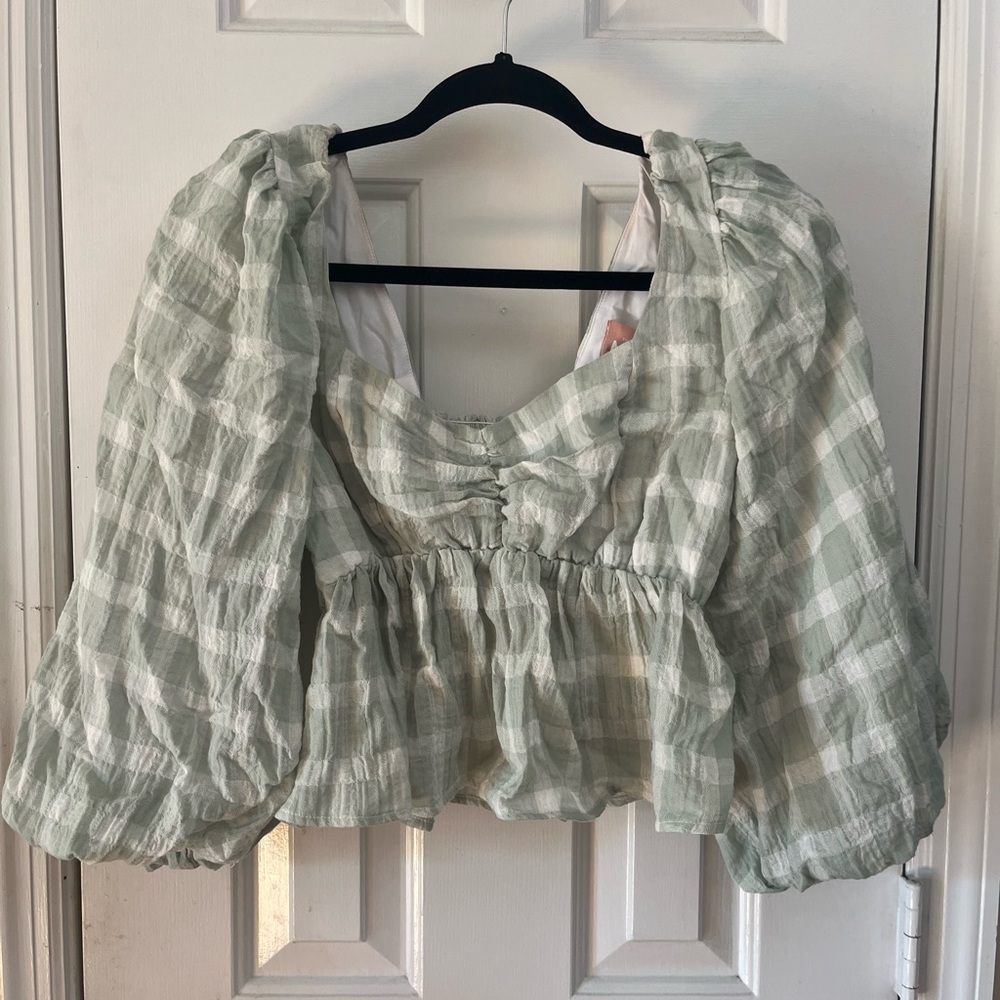 Cute Mumu Peasant Top